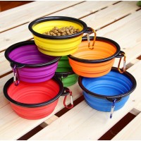 Compact food bowl for dogs / cats, foldable 1L