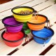 Compact food bowl for dogs / cats, foldable 1L