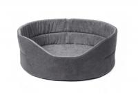 Dog bed / cat bed 61x69 cm, without cushion, Yohanka Classic, grey Wiko
