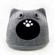 Igloo cat bed or dog bed, blanket 41x36x33 cm, Feutrine