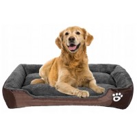 Large soft dog bed 85x65 cm XL, double-sided