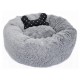 Fluffy and cosy cat bed or dog bed, round 60cm, Rotex