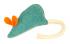 Cat toy, fabric mouse with turning root inside, 14cm (26cm with tail), Lauren Design