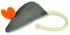Cat toy, fabric mouse with turning root inside, 14cm (26cm with tail), Lauren Design