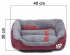 Dog bed red-grey, Petstory