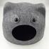 Igloo cat bed or dog bed, blanket 41x36x33 cm, Feutrine