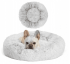 Fluffy and cosy cat bed or dog bed, round 60cm, Rotex