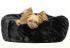Fluffy and cosy cat bed or dog bed, round 60cm, Rotex