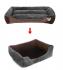 Large soft dog bed 85x65 cm XL, double-sided