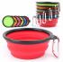 Compact food bowl for dogs / cats, foldable 1L