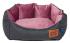 Dog Bed Eco-Leather, Korona Eco Velvet, Golden Dog