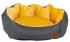 Dog Bed Eco-Leather, Korona Eco Velvet, Golden Dog