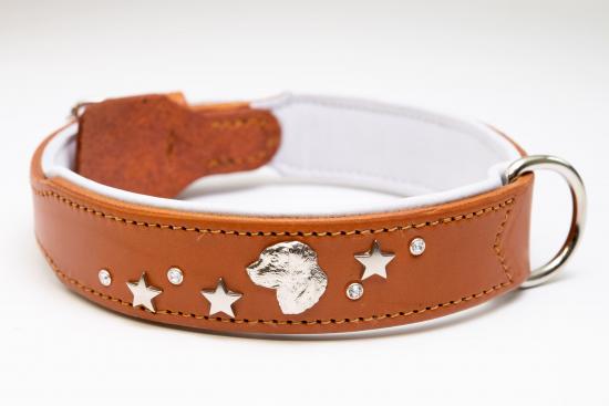 Exclusive Collar, Customized, Genuine Cow Leather, Napa Lining, handmade